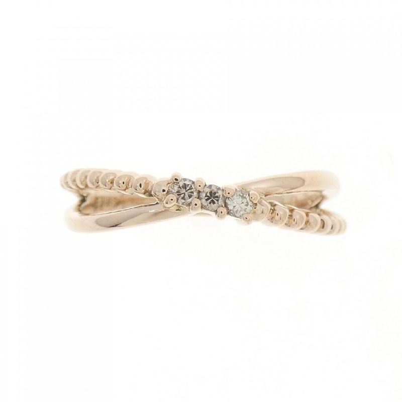 Nhẫn kim cương ba viên K18PG - Hàng hiệu Authentic 859379