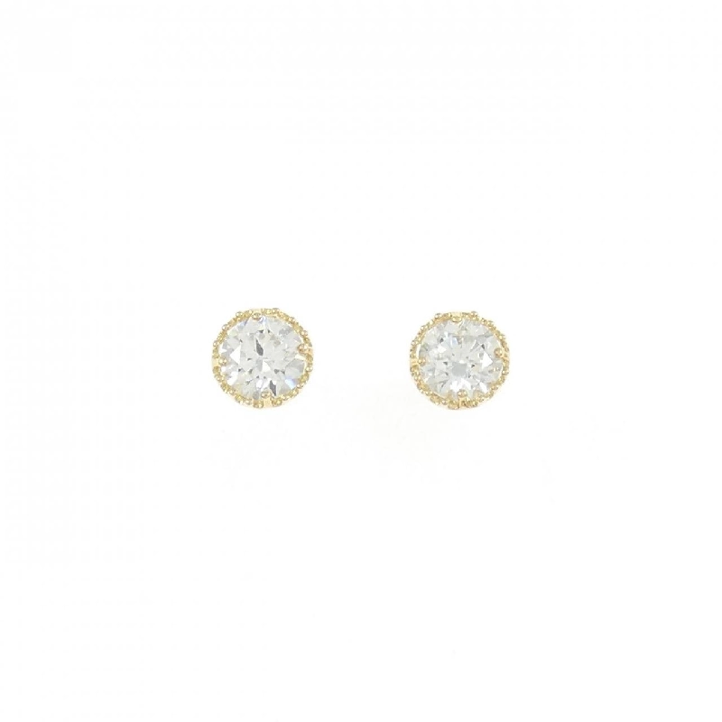 K18YG Bông tai Cubic - Hàng hiệu Chính hãng 874830