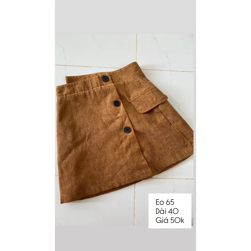 Chân váy nâu 720346