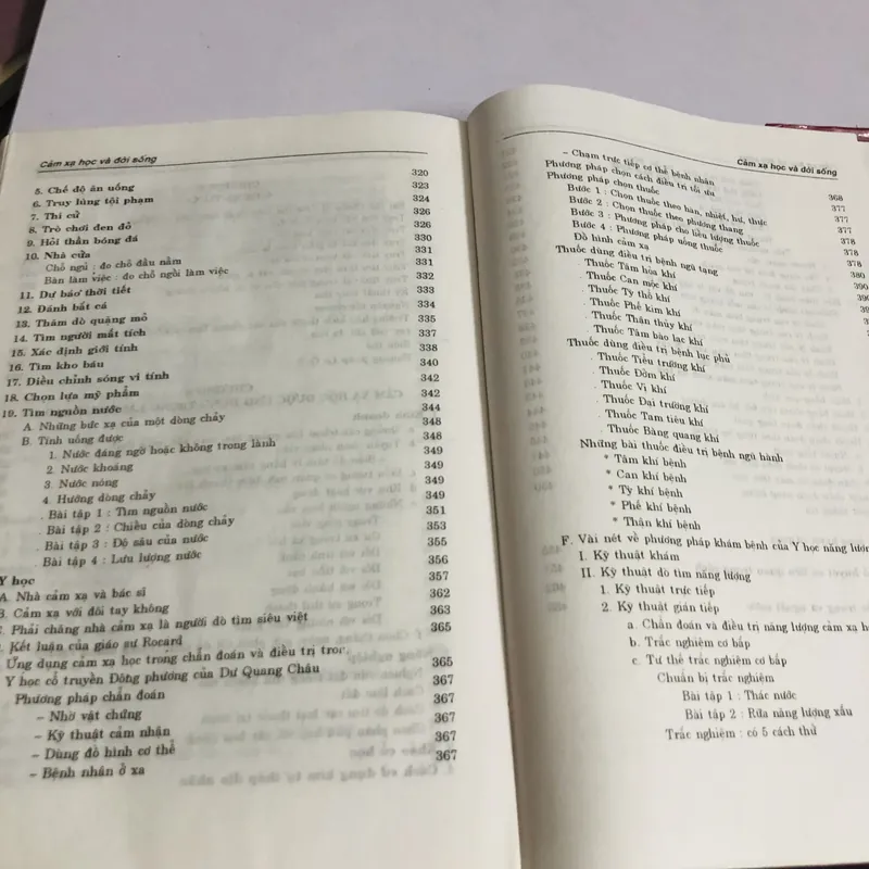 CẢM XẠ HỌC & ĐỜI SỐNG  726509