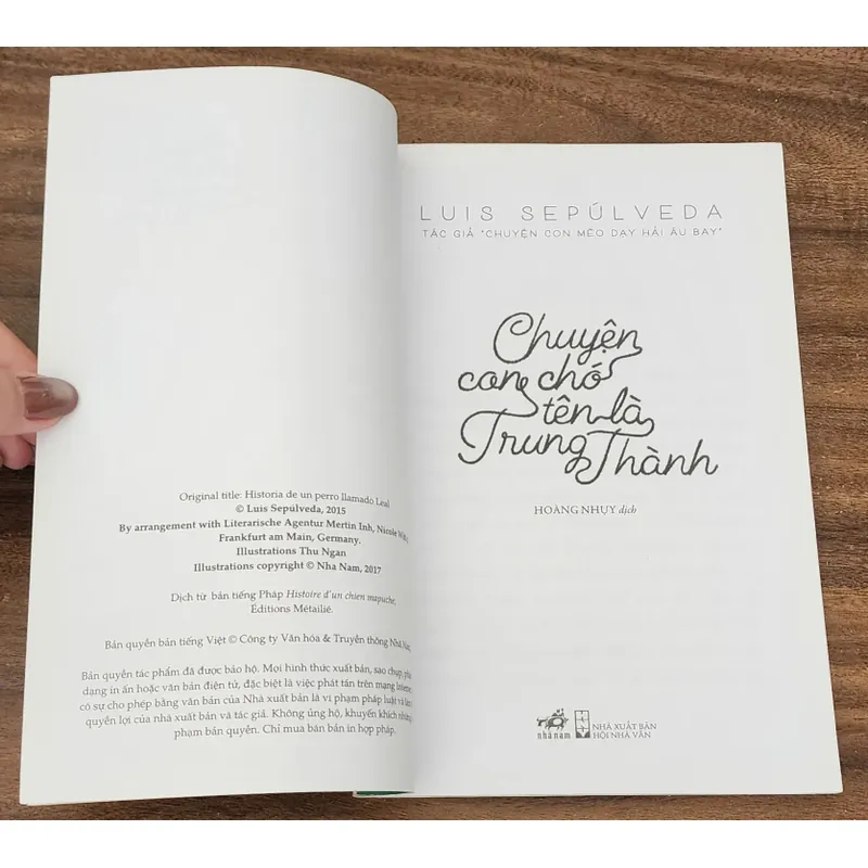 CHUYỆN CON CHÓ TÊN LÀ TRUNG THÀNH - Nhà văn Luis Sepúlveda (94 trang) 720274