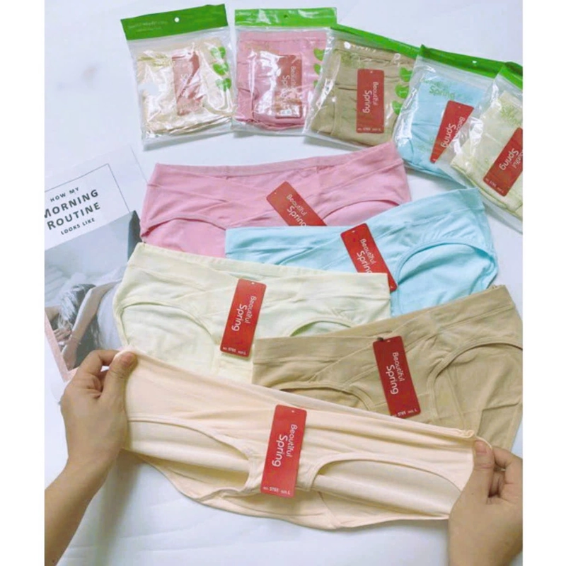 Quần lót bầu cạp chéo vải cotton 454836