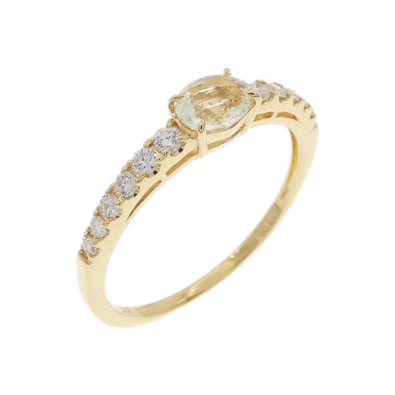 Nhẫn Opal Hiyalite K18YG 0.23CT - Hàng hiệu Chính hãng 852937