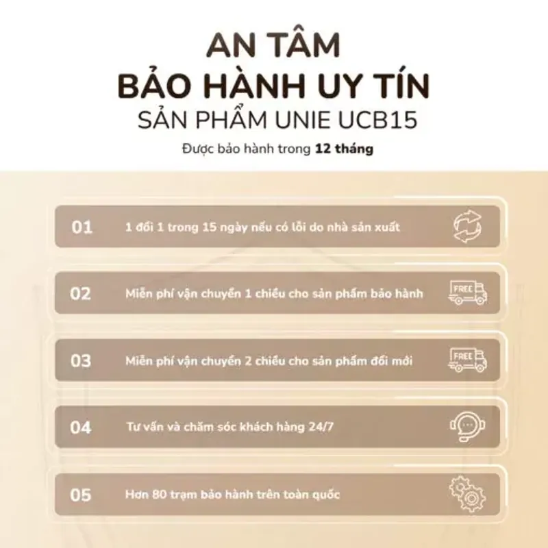 Máy làm sữa hạt UNIE UCB15 dung tích 1.5L 574421