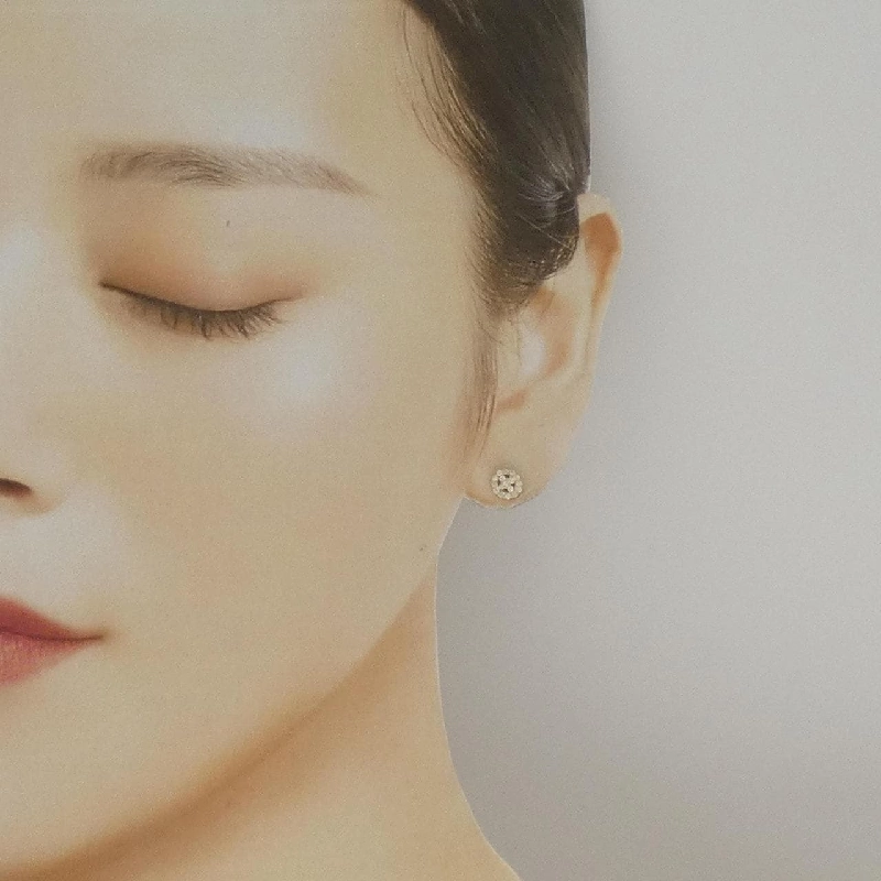 K18YG Bông tai kim cương 0.20CT - Hàng hiệu Chính hãng 865256