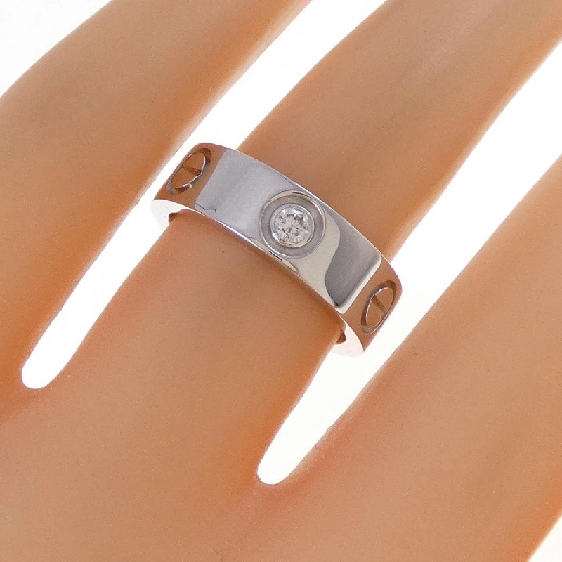 Nhẫn Cartier Love Half Diamond - Hàng hiệu Authentic 834787