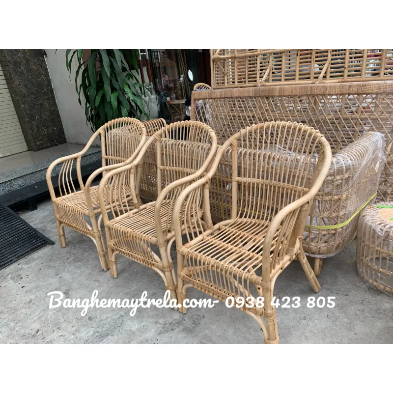 Ghế mây đơn tự nhiên 591058
