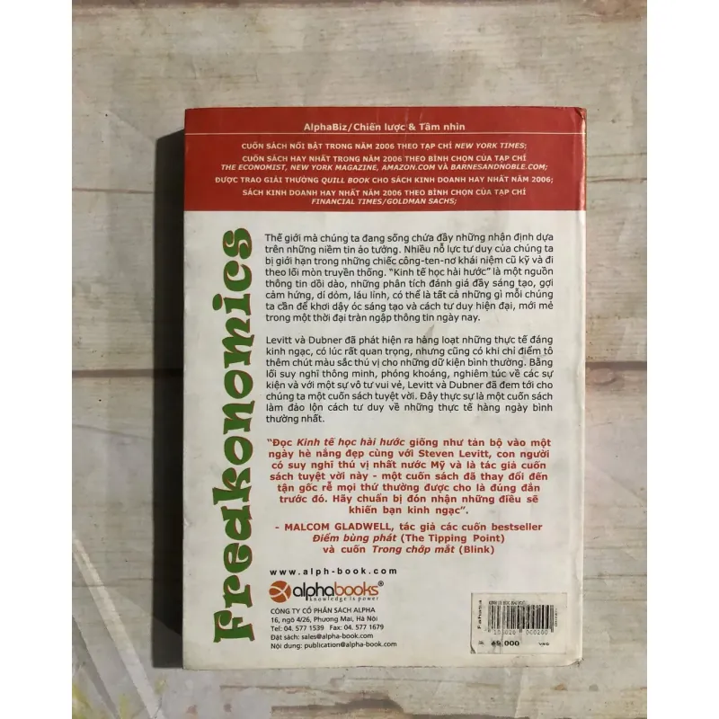 Kinh Tế Học Hài Hước - Steven D. Levitt & Stephen J. Dubner 787639