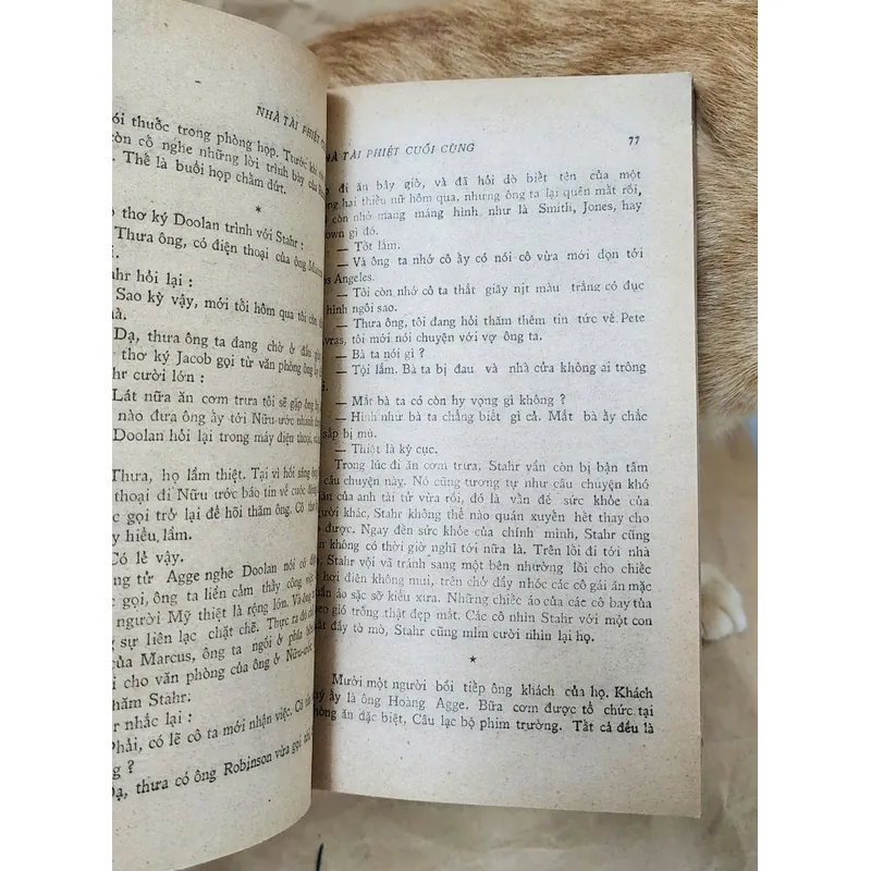 Sách trước 1975. Văn học Mỹ NHÀ TÀI PHIỆT CUỐI CÙNG -  Scott Fitzgerald 702536