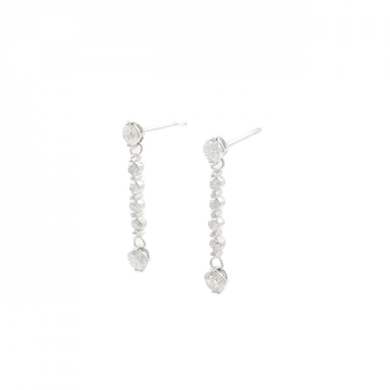 K18WG Bông tai kim cương 0.70CT - Hàng hiệu Chính hãng 869394