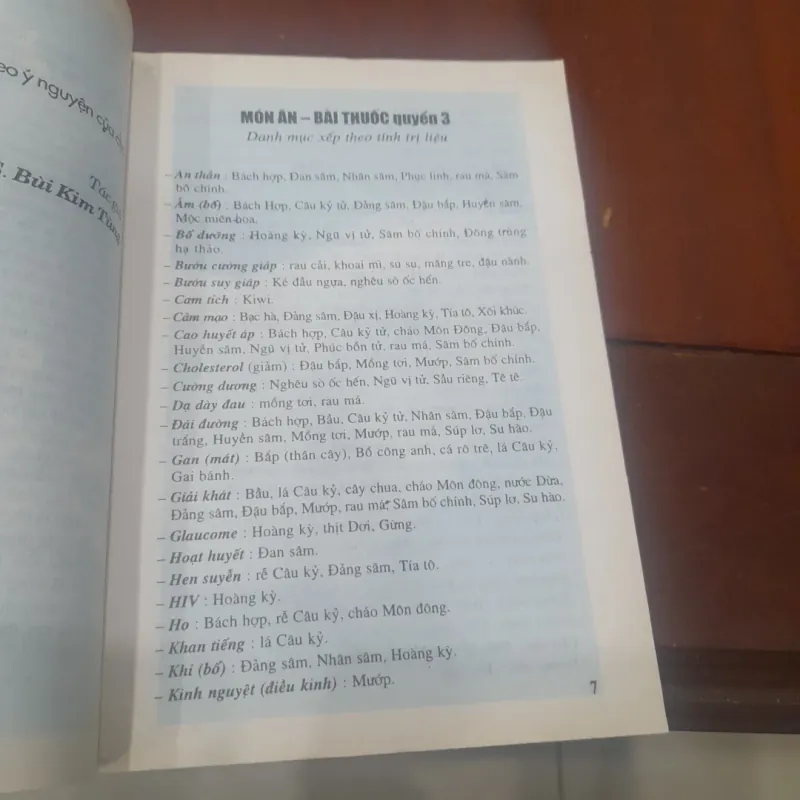 Dược sĩ Bùi Kim Tùng - MÓN ĂN BÀI THUỐC, quyển 3 778674