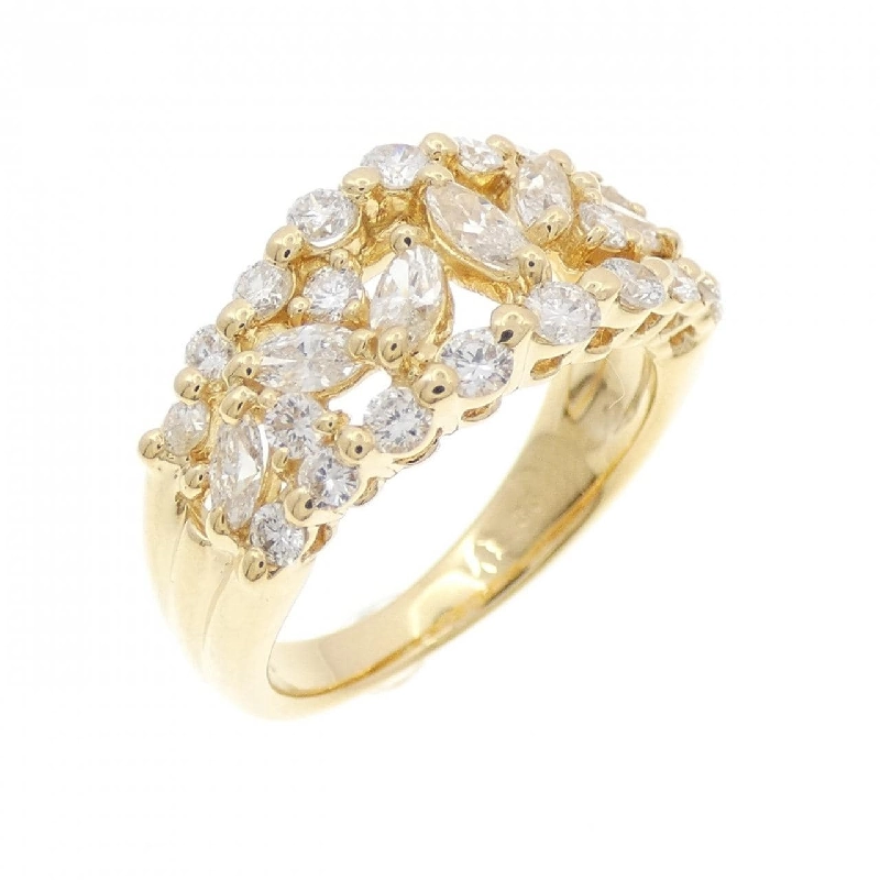 Nhẫn kim cương K18YG 1.35CT - Hàng hiệu Authentic 854373