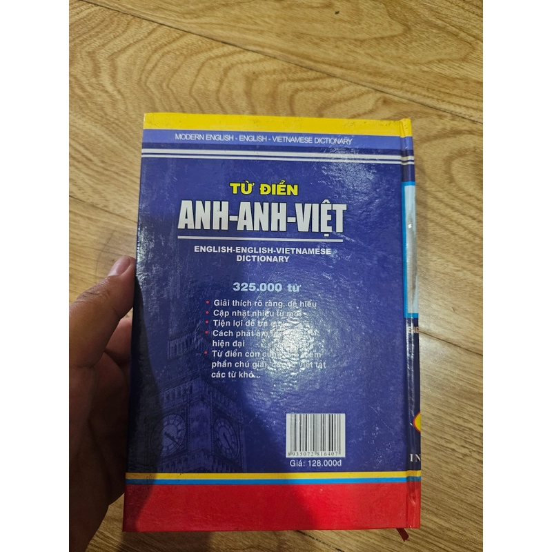 Từ điển ANH - ANH  - VIỆT (bìa cứng,  khổ 13 x 19 cm) 407804