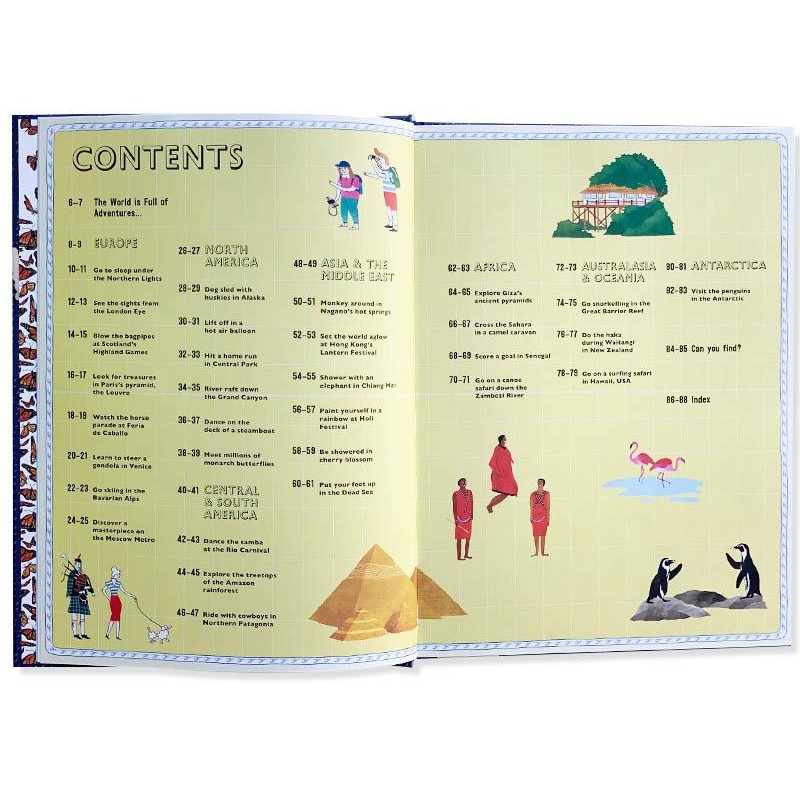 Sách du lịch khám phá Atlas of Adventures: Travel Edition cho trẻ tiểu học và trung học 11893