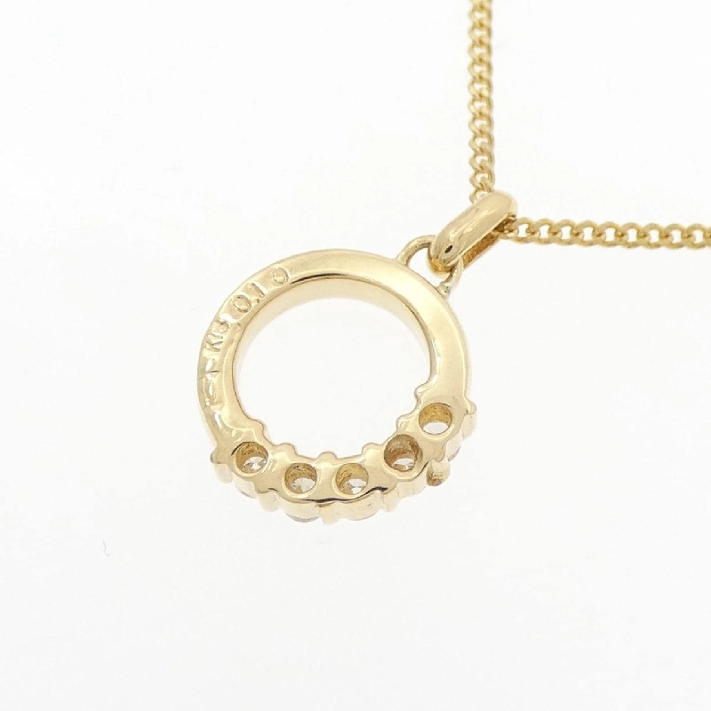 Dây chuyền kim cương K18YG 0.10CT - Hàng hiệu Chính hãng 858595