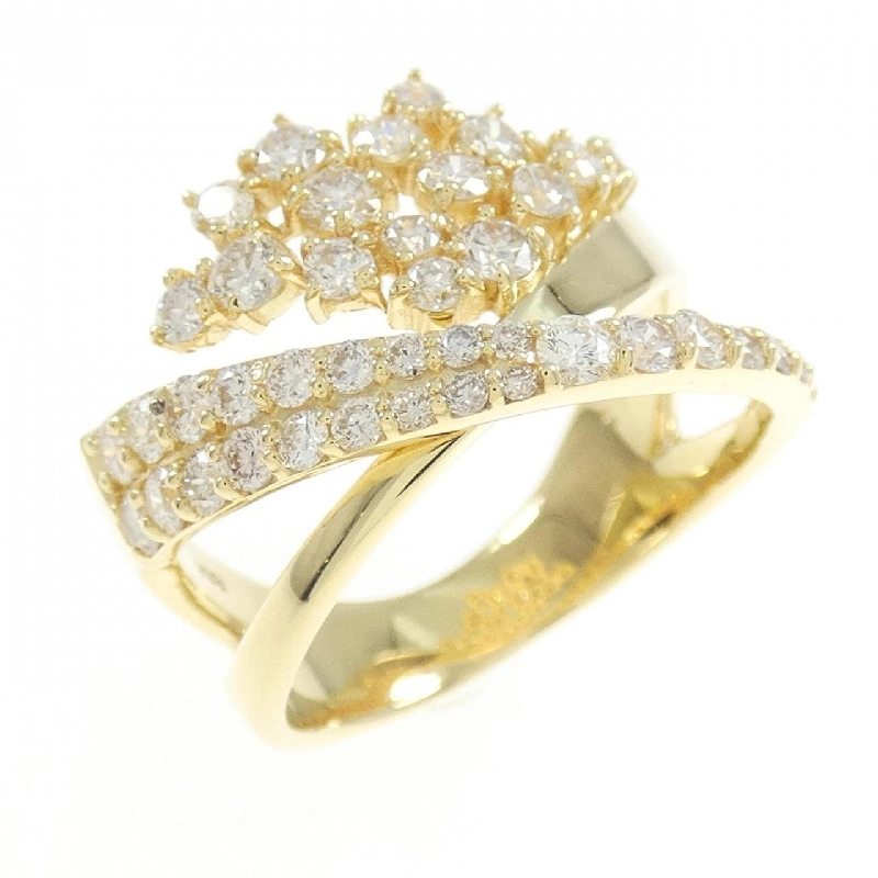 Nhẫn kim cương K18YG 1.03CT 673543