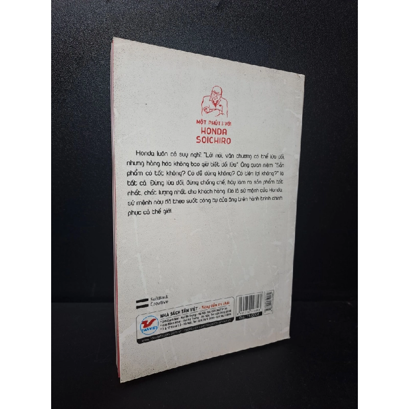Một phút với Honda Soichiro 77 triết lý kinh doanh chinh phục cả thế giới 2018 mới 80% bẩn bìa HPB.HCM0510 33598