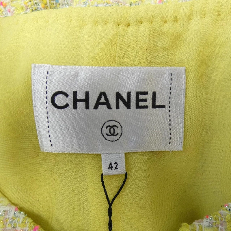 Áo khoác không cổ CHANEL P76339V68243 631095