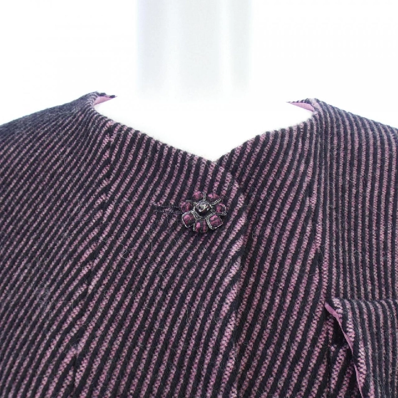 【Mã giảm giá】Áo khoác không cổ CHANEL 637219