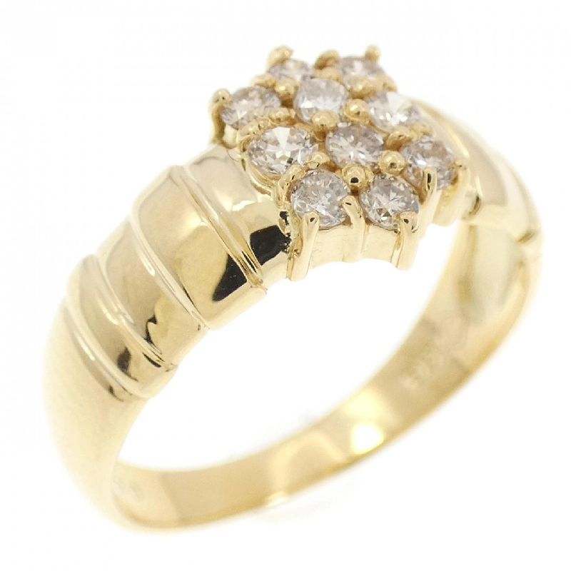 Nhẫn kim cương K18YG 0.30CT 667608