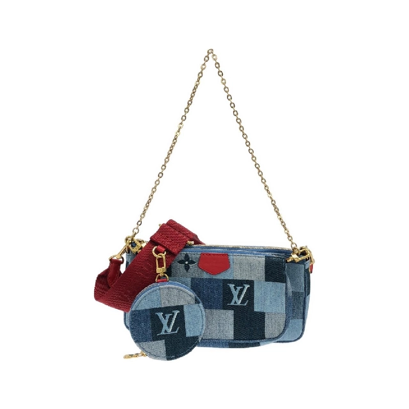 Túi xách vai Louis Vuitton Denim Monogram Multi Pochette Accessoires M44990 - Hàng hiệu Chính hãng 776466
