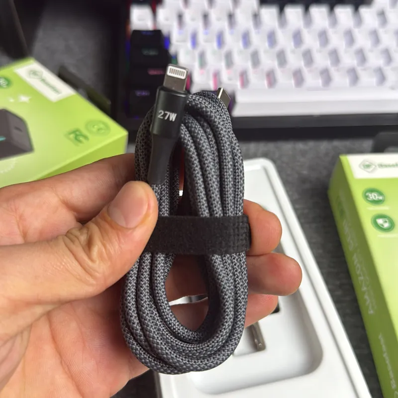 Bộ Cáp Sạc Basefast Unbox Lightning 30w Dây cáp 27w  740392