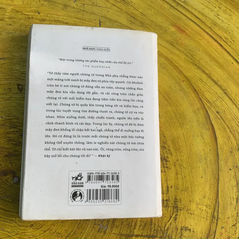  NHẬT KÝ ANNE FRANK TẠ HUYỀN DỊCH 747658