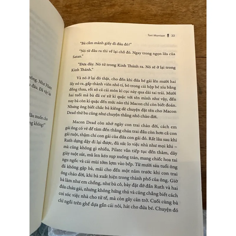 Sách Bài ca Solomon - Toni Morrison mới 98% 1010672