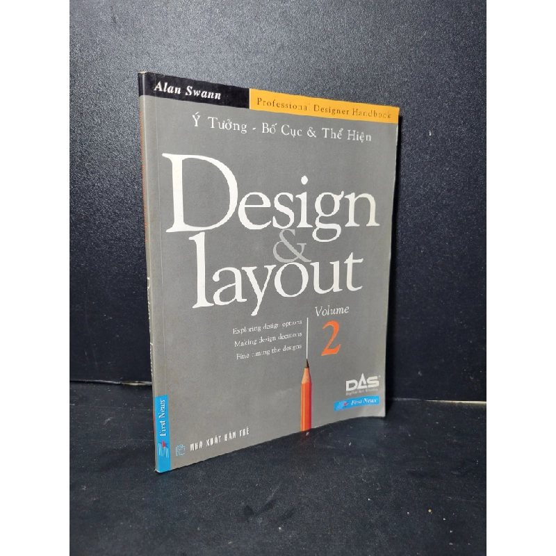 Design and Layour vol2 mới 80% bẩn bìa, ố nhẹ, tróc gáy nhẹ 2004 Alan Swann HCM2205 GIÁO TRÌNH, CHUYÊN MÔN 458148