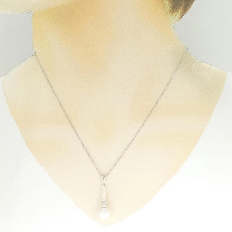 Dây chuyền ngọc trai Akoya 8.6mm PT950/PT850 - Hàng hiệu Authentic 856531