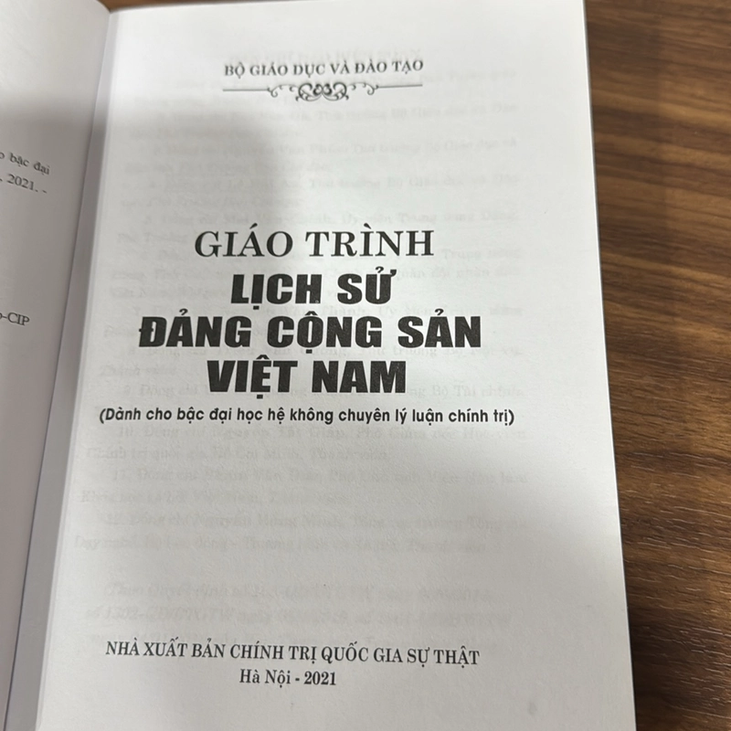 GIÁO TRÌNH LỊCH SỬ ĐẢNG CỘNG SẢN Việt Nam  509514