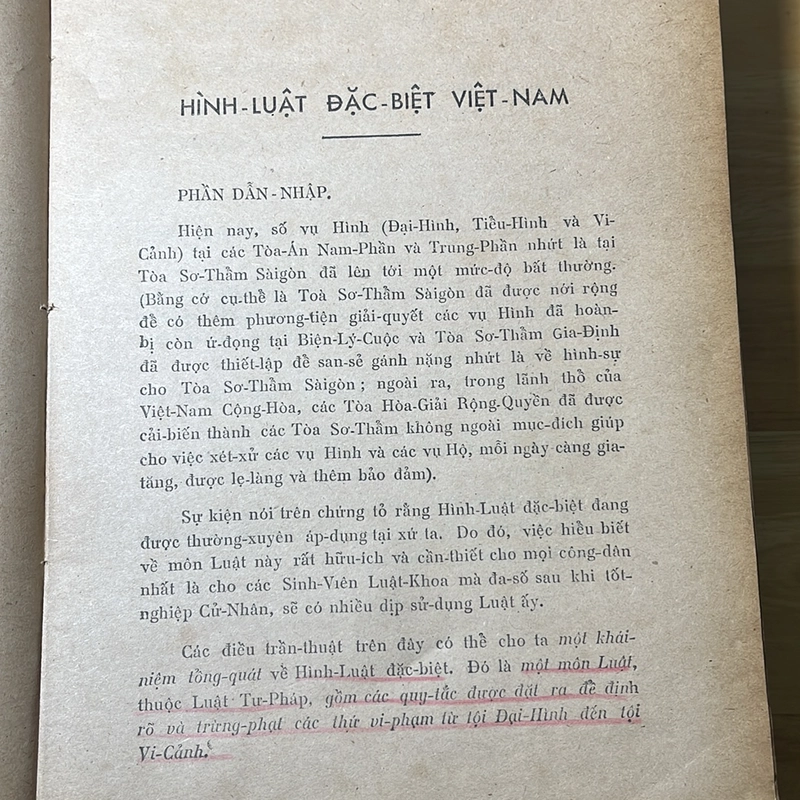 Hình Luật Đặc Biệt - Hà Như Vinh tiến sĩ luật khoa [sách xưa - cồ luật - trước 1975] 490902