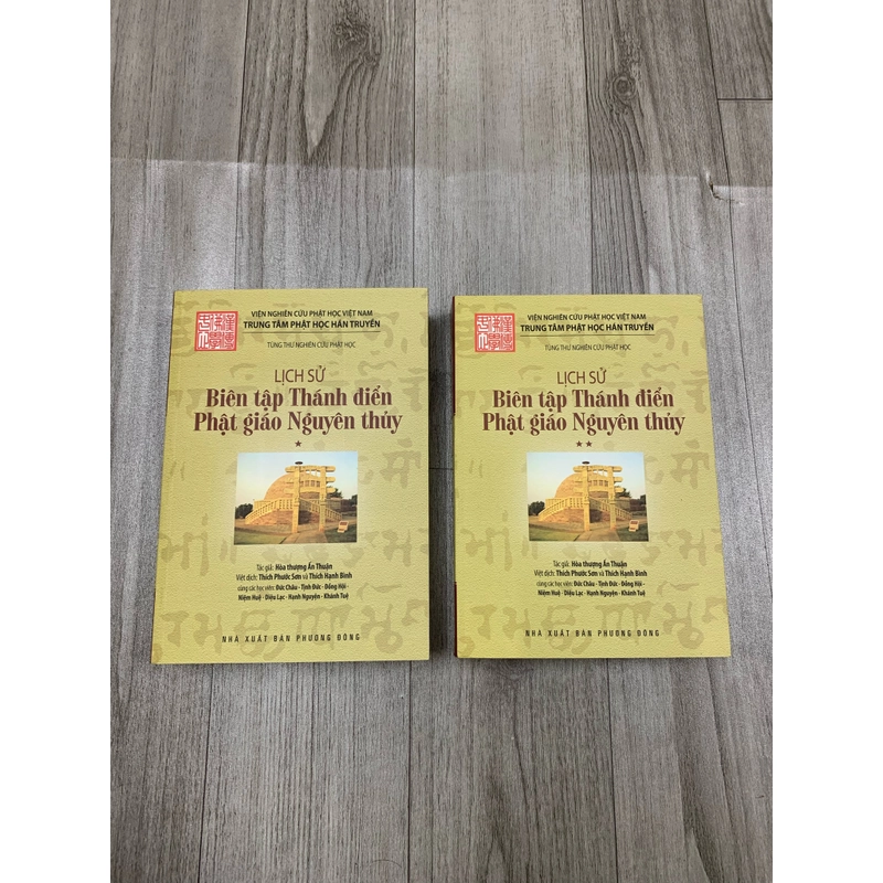 Lịch sử biên tập thánh điển phật giáo nguyên thuỷ. Bộ 2 tập. 1a5 537353