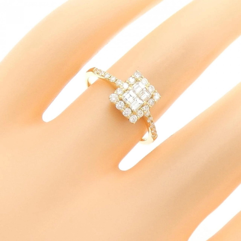 【Sản phẩm mới】Nhẫn kim cương K18YG 0.50CT 671277