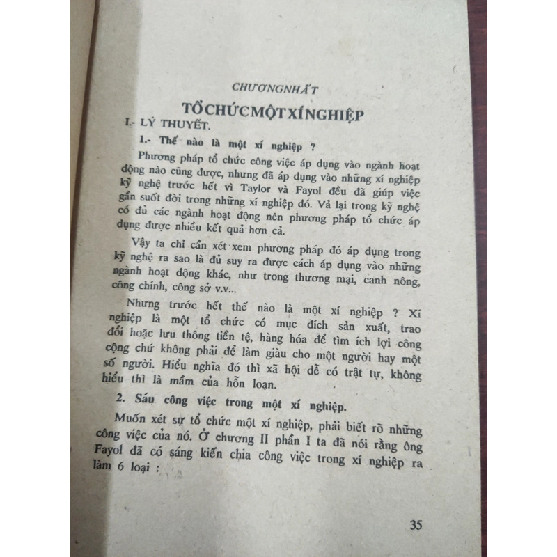 TỔ CHỨC CÔNG VIỆC THEO KHOA HỌC 330233