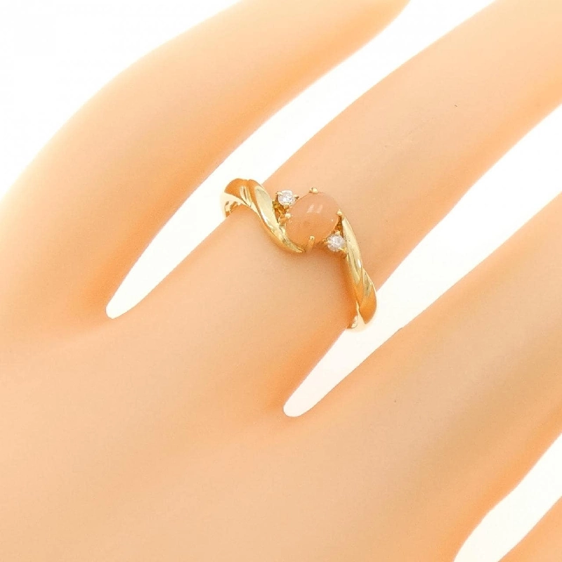 Nhẫn san hô K18YG 672517