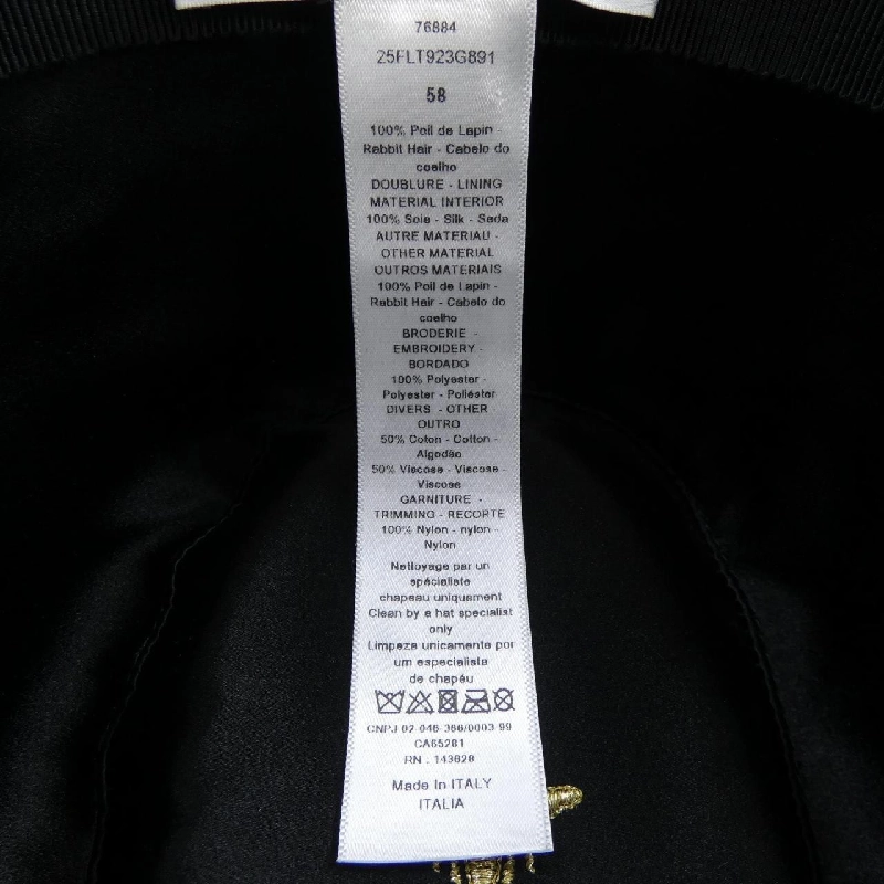 Mũ CHRISTIAN DIOR - Hàng hiệu Authentic 834305