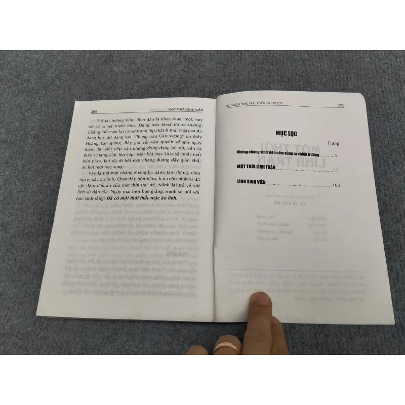 MỘT THỜI LÍNH TRẬN 991032