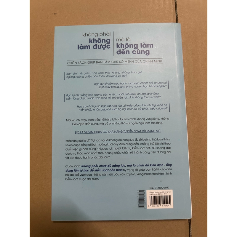 Không phải không làm được mà là không làm đến cùng 494840