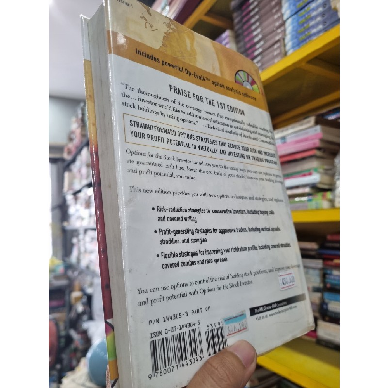 OPTIONS FOR THE STOCK INVESTOR (2nd Edition) : HOW TO USE OPTIONS TO ENHANCE AND PROTECT RETURNS - James B. Bittman (With CD) 140026