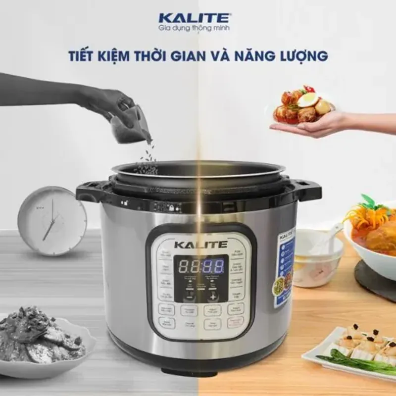 Nồi áp suất điện KALITE KL-636 đa năng 5in1, dung tích 6L 577491
