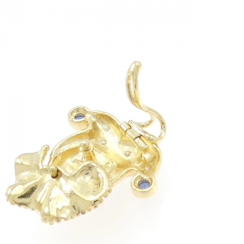 K18YG Nhẫn Hề Đá Màu - Hàng hiệu Chính hãng 869557