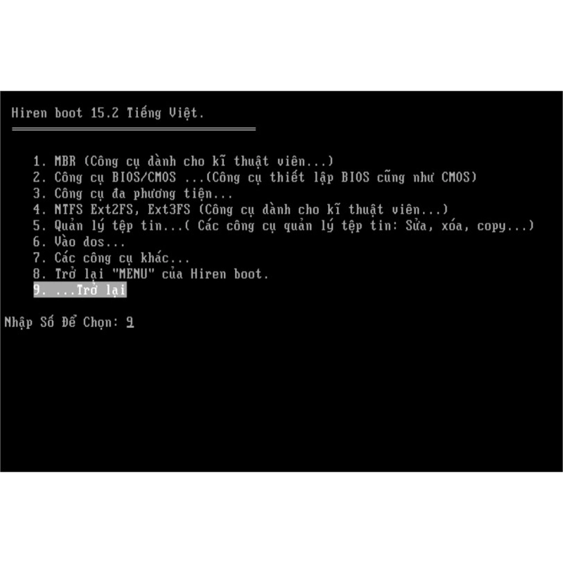 Đĩa CD Hiren's BootCD 15.2 (Đĩa CD cứu hộ) 323324