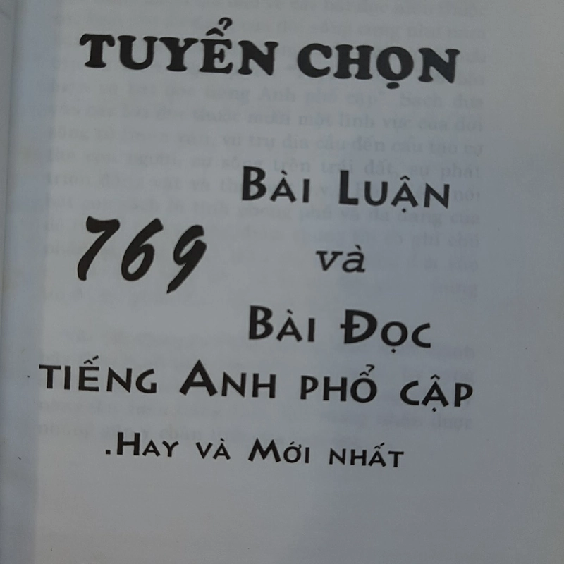 Tuyển chọn 769 bài luận và bài đọc tiếng anh 326388