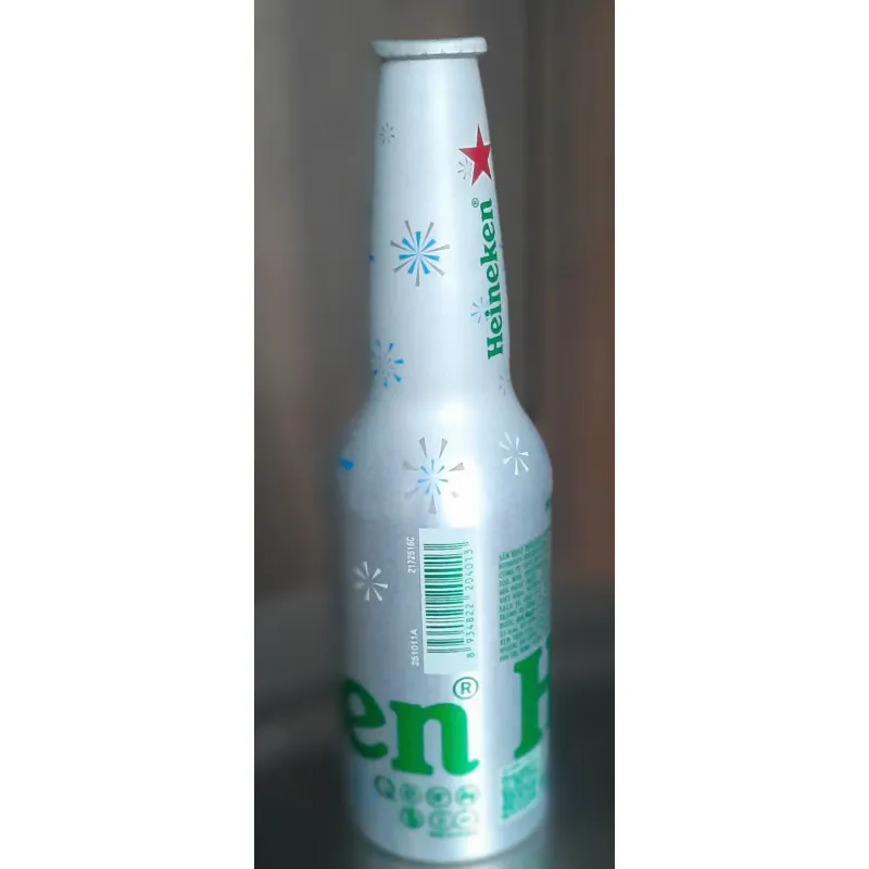 Vỏ CHAI Bia Heniken, vỏ nhôm, phiên bản mới, đẹp sang trọng, dung tích 330ml 534160