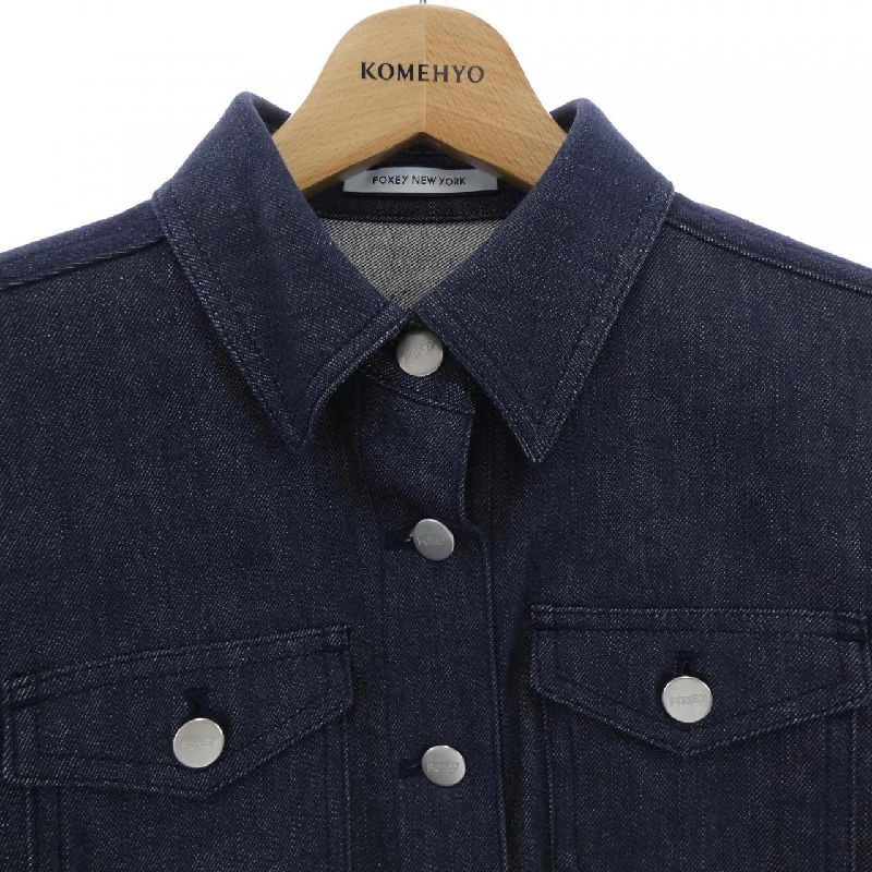 FOXEY NEW YORK 40535 Áo khoác denim - Hàng hiệu Authentic 817668