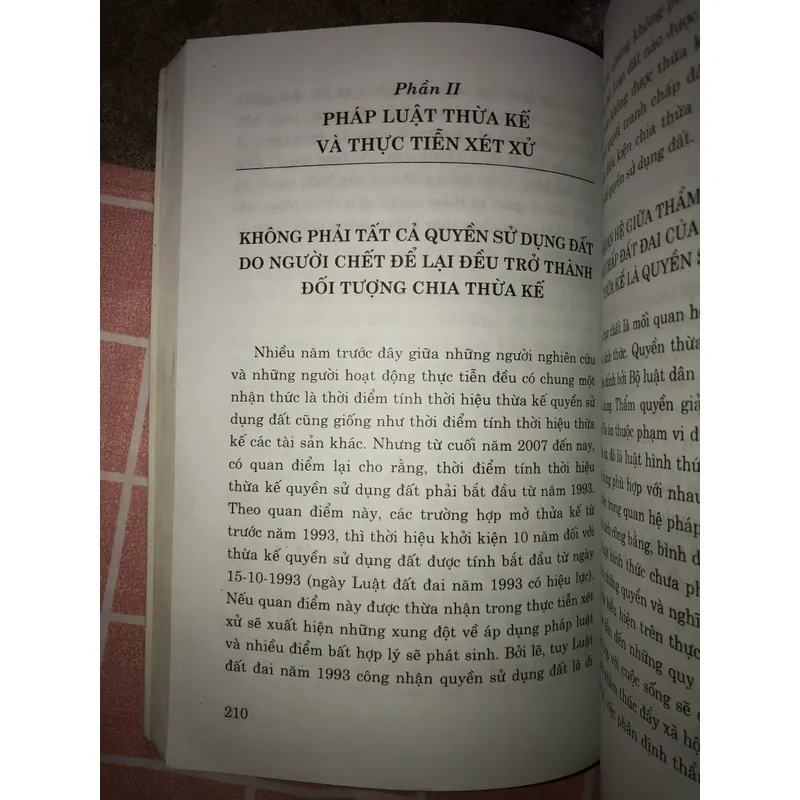 Pháp luật hôn nhân - gia đình, thừa kế và thực tiễn xét xử 712139