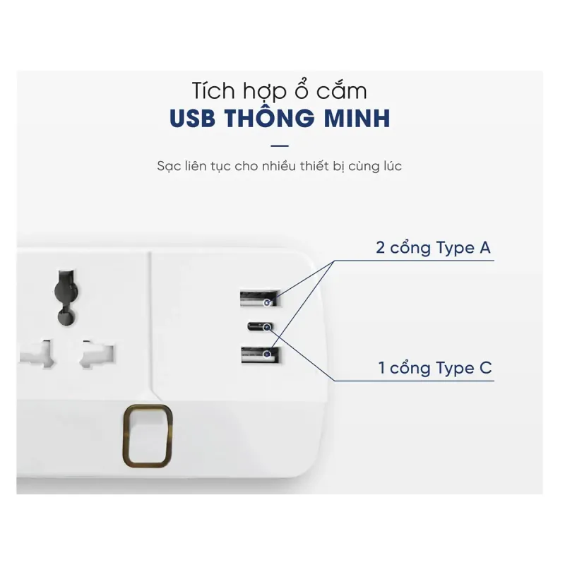 Ổ cắm điện thông minh KPS03 chính hãng, tiện lợi cho gia đình, văn phòng, mới 100% 572878