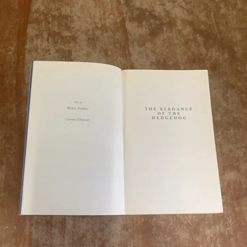 THE ELEGANCE OF THE HEDGEHOG - MURIEL BARBERY 761586