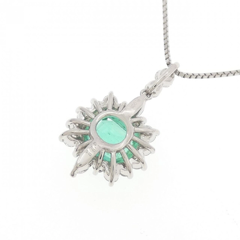 Dây chuyền Emerald PT900/PT850 1.68CT - Hàng hiệu Authentic 859896